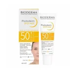 ژل کرم ضد آفتاب ضد‌لک و ضد‌پیری بایودرما +SPF50 مدل Photoderm Spot-Age بی‌رنگ 40‌میل