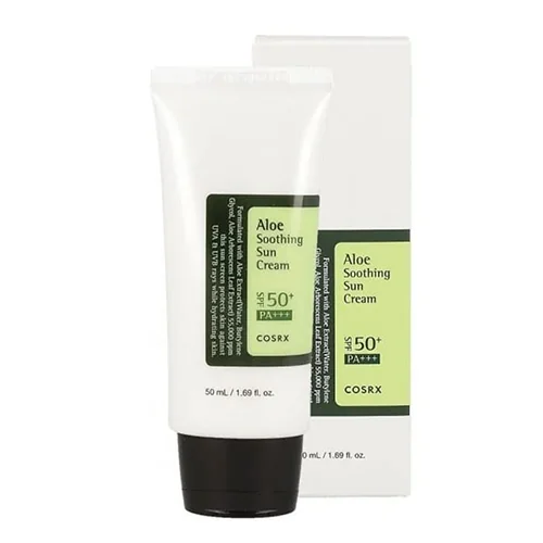 کرم ضد آفتاب آلوئه ورا کوزارکس SPF50 حجم 50میل