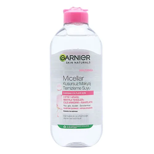 میسلار واتر گارنیر مخصوص پوست های خشک و حساس حجم 400 میل