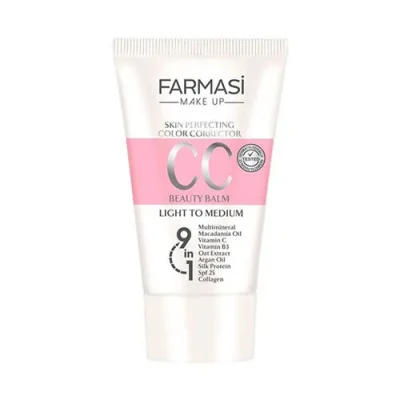 سی سی کرم فارماسی شماره 02 رنگ Light to Medium حجم 50میل