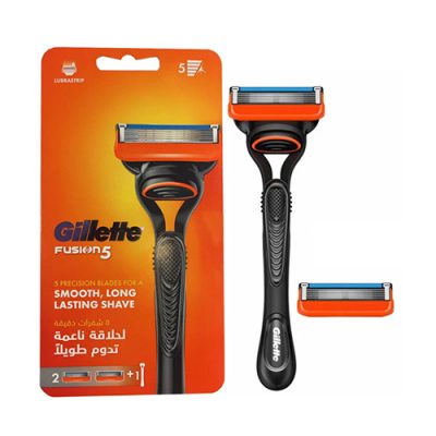 دسته ژیلت فیوژن پنج تیغ Gillette Fusion 5 همراه با دو کله یدک