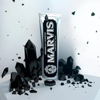 خمیر دندان مارویس مدل شیرین بیان MARVIS مدل Amarelli Licorice