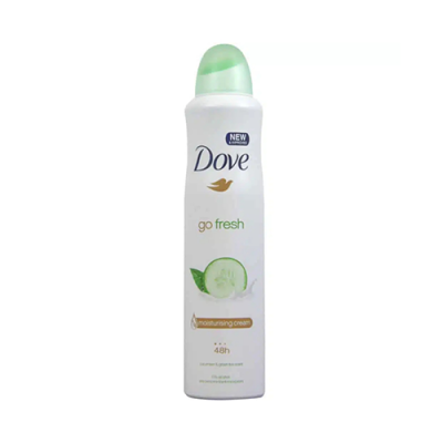 اسپری زیر بغل زنانه داو مدل go fresh خیار حجم 250 میل