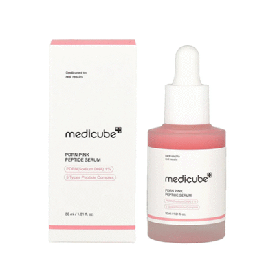 سرم جوانساز پپتاید و PDRN مدی کیوب Medicube PDRN Pink Peptide Serum حجم 30 میل