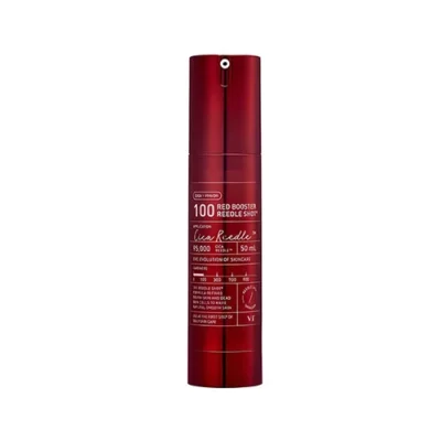 سرم قرمز ریدل شات رد بوستر VT Cosmetics Red Booster Reedle Shot 100 حجم 50 میل