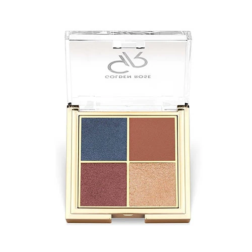 Golden Rose Eyeshadow Palette Model Quattro No. 03 (1) پالت سایه چشم گلدن رز مدل Quattro شماره 03