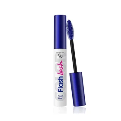 ریمل رنگی گلدن رز رنگ آبی GOLDEN ROSE FLASH LASH ROYAL BLUE COLORED MASCARA 04