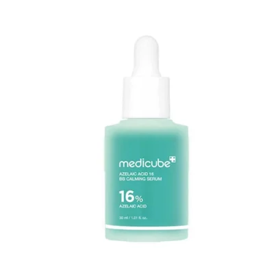 سرم تسکین دهنده آزلائیک اسید 16% مدی کیوب medicube azelaic acid 16% bb calming serum حجم 30 میل