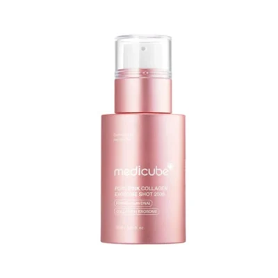 سرم اگزوزوم شات 7500 کلاژن و PDRN مدی کیوب Medicube PDRN Pink Collagen Exosome Shot 7500 حجم 30 میل