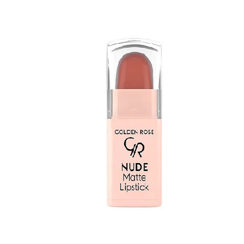 رژلب مینی نود گلدن رز Golden Rose Nude Matte Lipstick Mini شماره 01