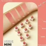 رژلب مینی نود گلدن رز Golden Rose Nude Matte Lipstick Mini شماره 01 - Image 2
