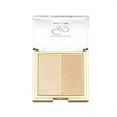 پالت هایلایتر دو رنگ گلدن رز مدل So Glow رنگ Starlight شماره 101