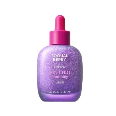 سرم اکوال بری باکوچیول پلامپینگ ضدچروک و ترمیم کننده پوست EQQUALBERRY Bakuchiol Plumping Serum حجم 30 میل
