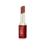رژلب جامد مات بادوام ساتینی گلدن رز Golden Rose مدل Satiny Matte رنگ Burnt Blush شماره 05