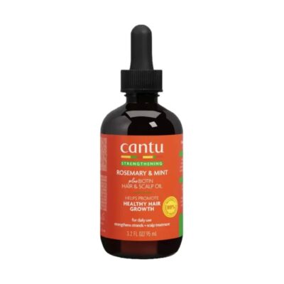 سرم ضدریزش رزماری و نعناع کنتو Cantu Strengthening Biotin Infused Rosemary Hair حجم 95 میل