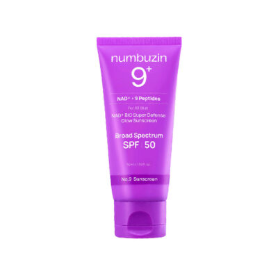 ضد آفتاب نامبوزین شماره 9 لیفتینگ و جوانساز Numbuzin No.9 NAD+ BIO Super Defense Glow Sunscreen حجم 50 میل