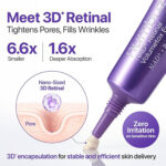 کرم دور چشم NAD + رتینال و 50 پپتاید شماره 9+ نامبوزین Numbuzin No.9 NAD+ Retinol Volumetox Eye Cream حجم 20 میل - Image 14