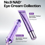 کرم دور چشم NAD + رتینال و 50 پپتاید شماره 9+ نامبوزین Numbuzin No.9 NAD+ Retinol Volumetox Eye Cream حجم 20 میل - Image 5