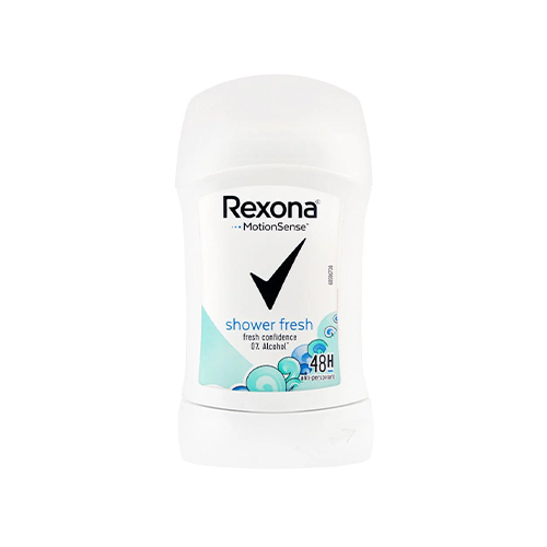 Rexona Shower Fresh 48h Deodorant Stick 40g مام ضد تعریق صابونی 48 ساعته زنانه رکسونا Rexona مدل Shower fresh حجم 40 گرم - Image 1