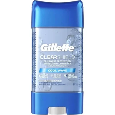 مام ژله ای ضد تعریق ژیلت Gillette مدل Clear Shield Cool Wave حجم 107 گرم