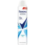 اسپری ضد تعریق زنانه رکسونا ایتالیایی مدل ADVANCED PROTECTION COTTON DRY ماندگاری 72 ساعته حجم 200 میل
