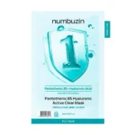 ماسک ورقه ای نامبوزین شماره 1 آبرسان و تسکین دهنده Numbuzin No.1 Pantothenic B5 Hyaluronic Active Clear Mask