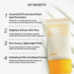 ضد آفتاب سلیمکس کنترل منافذ و ضدلک Celimax Pore + Dark Spot Brightening Care Sunscreen +SPF50 حجم 50 میل - Image 2