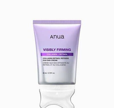 کرم گواشا آنوا فرم دهنده و جوانساز حاوی کلاژن و رتینول ANUA Collagen Retinol Refining Gua Sha Cream حجم 80 میل