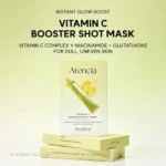 پک ماسک ورقه ای آرنسیا بوستر شات ویتامین سی Arencia Vitamin C Booster Shot Sheet Mask حاوی 5 ماسک ورقه ای - Image 2