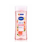 روغن بدن ژلی وازلین مدل Vaseline Intensive Care Peach Vitamin B3 Body Oil حجم 200 میل