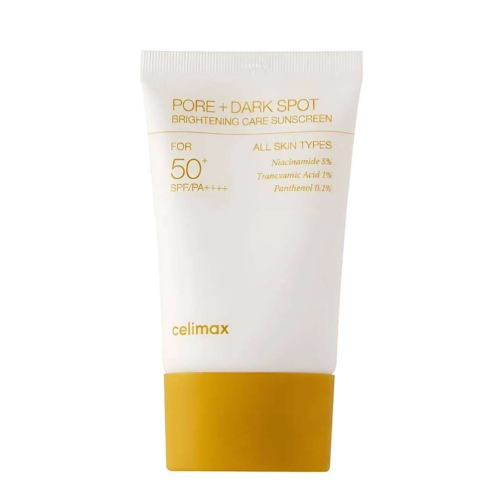 ضد آفتاب سلیمکس ضد آفتاب سلیمکس کنترل منافذ و ضدلک Celimax Pore + Dark Spot Brightening Care Sunscreen +SPF50 حجم 50 میل