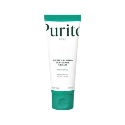 کرم مرطوب کننده و ترمیم کننده بامبو و پنتنول پیوریتو Purito Mighty Bamboo Panthenol Cream حجم 100 میل