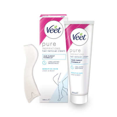 کرم موبر بدن ویت مناسب پوست حساس veet pure skin حجم 100 میل