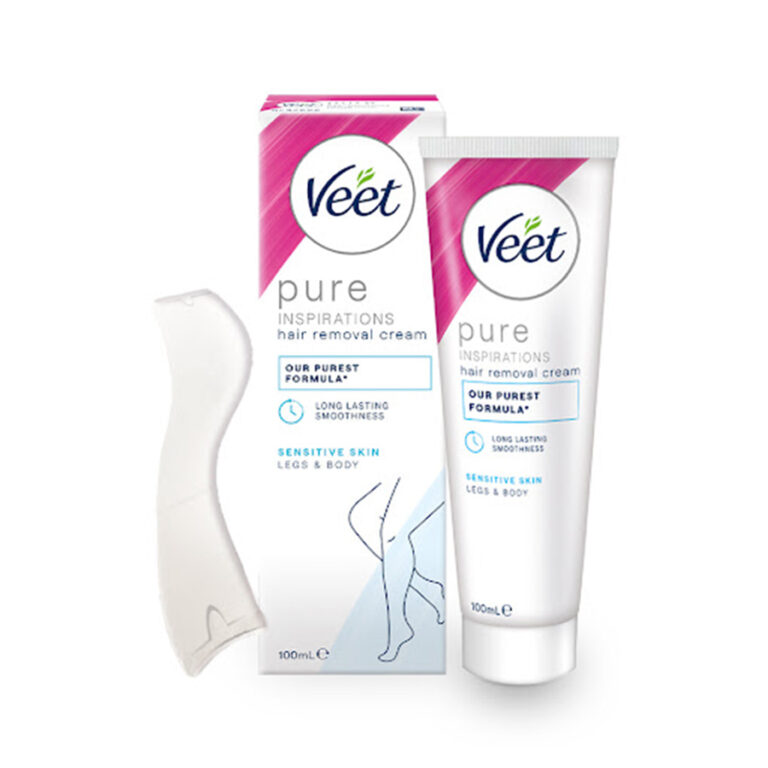 کرم موبر بدن ویت مناسب پوست حساس veet pure skin حجم 100 میل