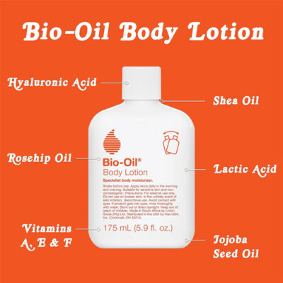 لوسیون آبرسان و مرطوب کننده بدن بایو اویل Bio-Oil Body Lotion حجم 175 میل