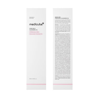 روغن کلنزر مدی کیوب حاوی PDRN و نیاسینامید و سرامید medicube pdrn mild cleansing oil حجم 195 میل