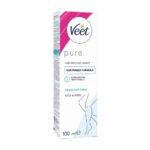 کرم موبر بدن ویت مناسب پوست حساس veet pure skin حجم 100 میل